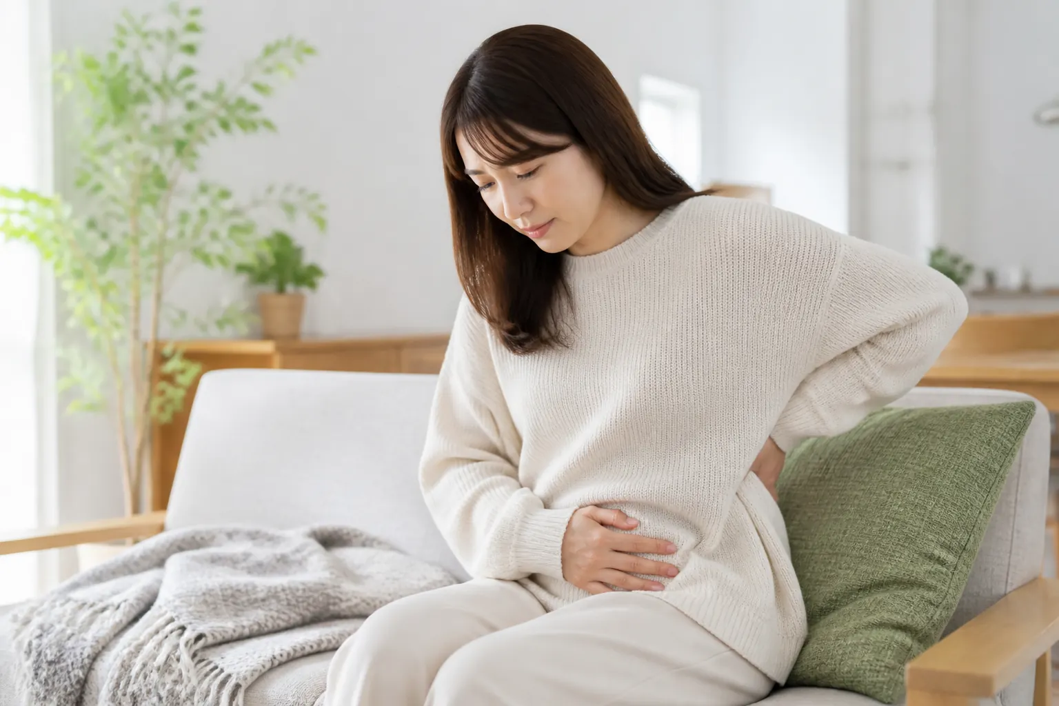 PMS（月経前症候群）に伴う身体のつらさ